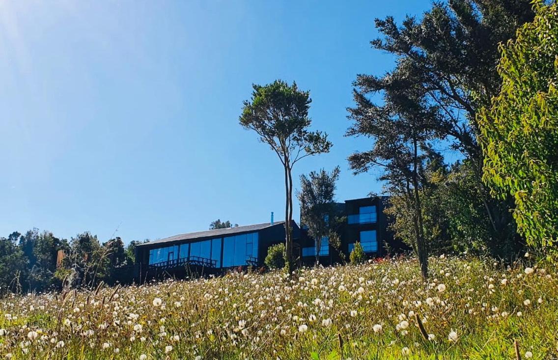 Hotel & Cava Estancia Rilan Castro Bagian luar foto